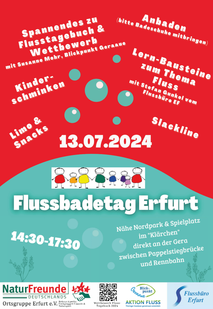 Veranstaltungstipp Flussbadetag in Erfurt