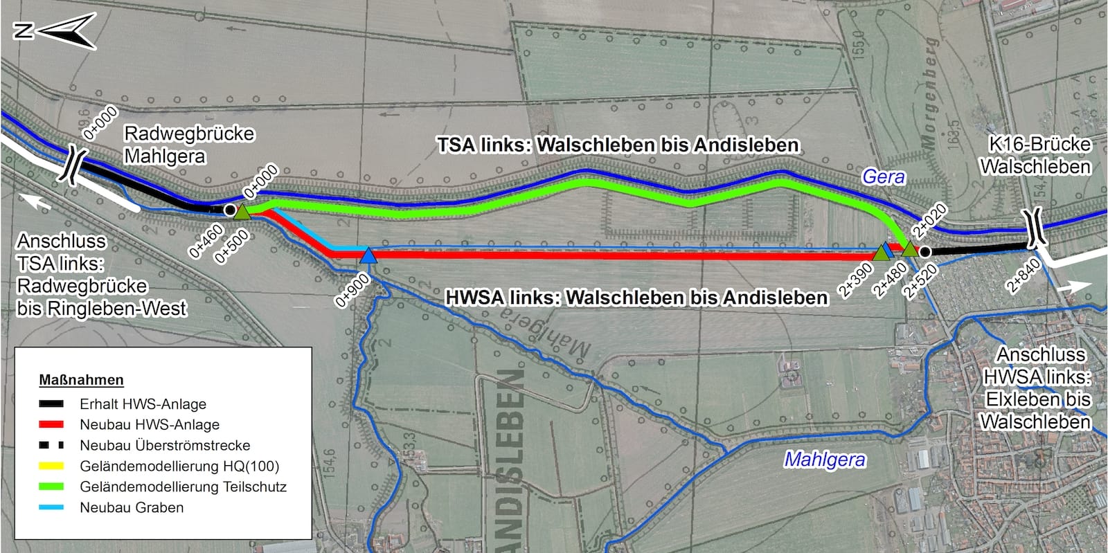 Hochwasserschutz Walschleben bis Andisleben